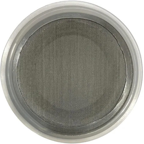 Vista 8 de Juntas sanitarias de 2 pulgadas de triple abrazadera (paquete de 2), juntas de pantalla tipo unido (#20 malla/841 μm), silicona platino