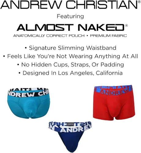 Vista 4 de Andrew Christian Casi Naked Mesh Boxer