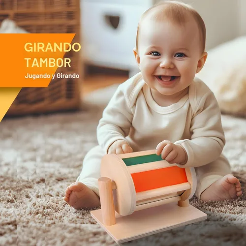 Vista 5 de Juguetes Montessori para bebés de 0 a 6 meses, juego educativo de aprendizaje 6 en 1 para recién nacidos, regalos para niños pequeños, incluye