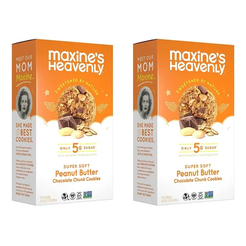 Vista 12 de Maxine's Heavenly Galletas de avena y pasas de canela, sin gluten, hechas con avena, endulzadas con azúcar de coco y dátiles Sabroso postre vegano