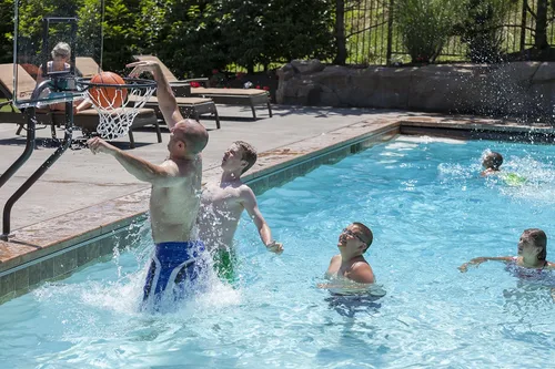Vista 2 de S.R. Smith S-BASK-CH Swim N' Dunk Salt Friendly Challenge Juego de Baloncesto, negro