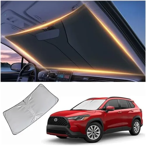 Vista 37 de Parasol para parabrisas para BMW X1 E84 para ventana delantera 2016-2024 2025 2026 X1 E84, protector de parabrisas para automóvil, accesorios