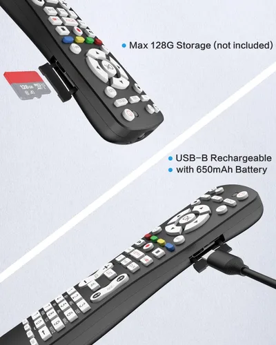 Vista 3 de HD 1080P Cámara oculta TV remoto espía cámara 2 en 1 uso WiFi cámaras con video y detección de movimiento para seguridad interior hogar inalámbrico