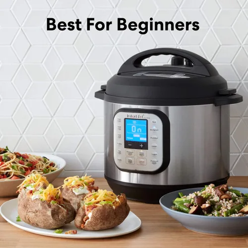 Vista 3 de Instant Pot NOVA 6 Olla a presión de 6 cuartos de galón, acero inoxidable/negro