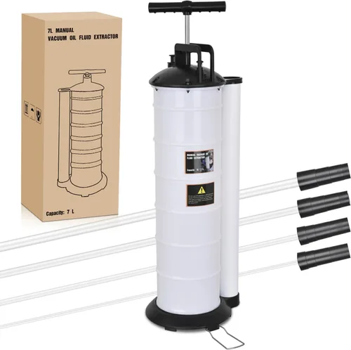 Vista 10 de GOOACC Bomba extractora de aceite 6.5L Bomba extractora de fluidos manual neumática para kit de herramientas de cambio de aceite con varilla