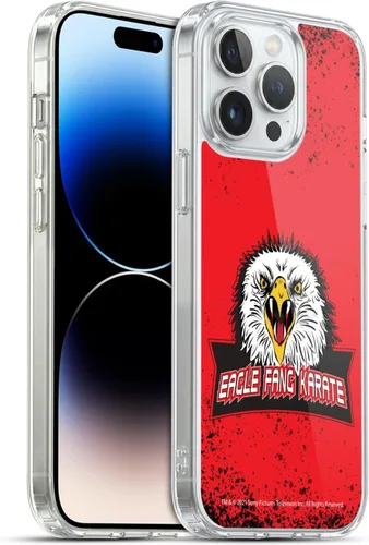 Vista 132 de Head Case Designs Funda de gel suave con licencia oficial de Cobra Kai Eagle Fang Logo Key Art compatible con Apple iPhone 7 Plus/iPhone 8 Plus