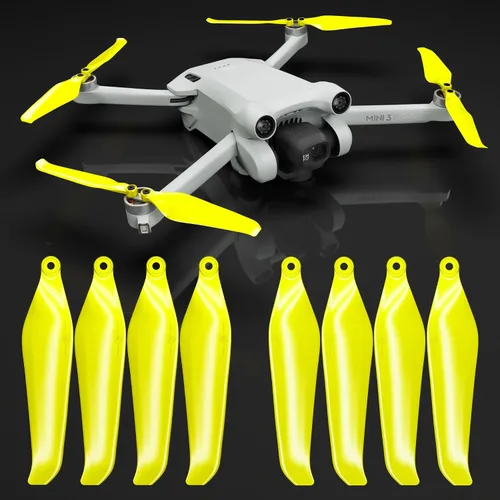 Vista 7 de Master Airscrew Hélices Stealth para DJI Mini 3 Pro y Mini 4 Pro - Negro, 4 hélices en set