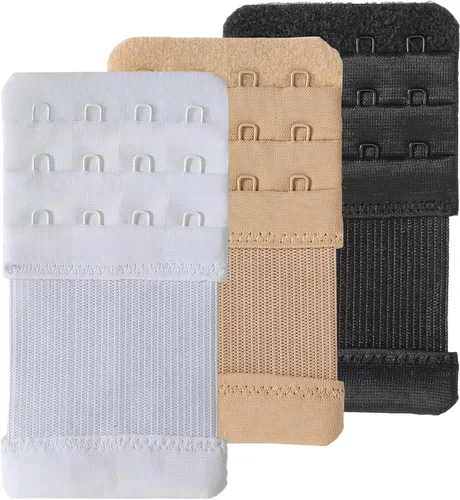 Vista 32 de SAMGU Extensores de brasier para mujer, 2 ganchos, 3 ganchos, 4 ganchos, 5 ganchos, 6 ganchos, correa de extensión de brasier elástica suave 2