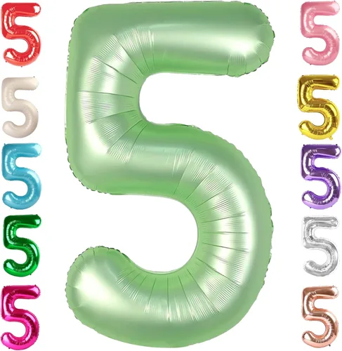 Vista 194 de Globos del números 0 de 40 pulgadas para formar los números 10, 20, 30, 40, 50, 60, 70, 80, 90, 100, para decoración de cumpleaños, bodas, eventos