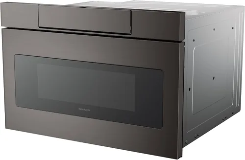 Vista 14 de SHARP SMD2470AH Horno de microondas con cajón, 24 pulgadas, 1.2 pies cúbicos, 950 vatios, panel de control oculto con pantalla LCD digital, acero
