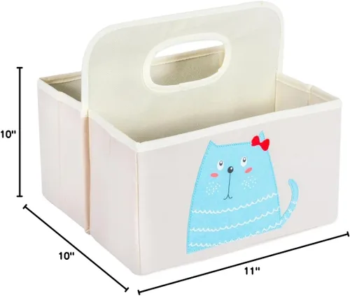 Vista 8 de DII Nursery Almacenamiento Caddy para cambiar pañales & Suministros
