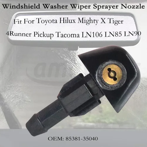 Vista 3 de 2 boquillas de limpiaparabrisas para Toyota 4Runner 87-95, Celica 87-89, Hilux LN85 LN90 LN106 LN165 88-05, Pickup 87-94, Supra 86-88, Tacoma 88-95