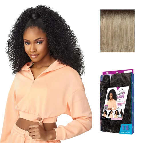 Vista 13 de Sensationnel Instant Updown Halfwig Pony-Iud 3, 1 JETBLACK