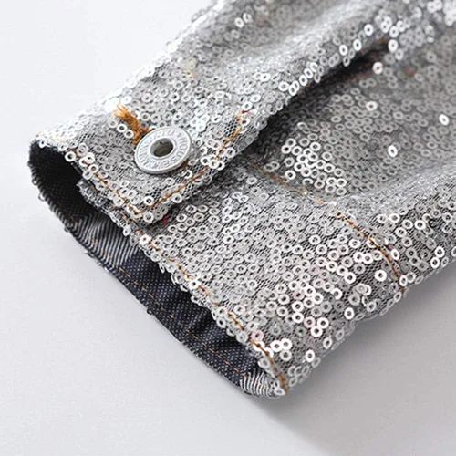 Vista 9 de WELAKEN Chaqueta de mezclilla de unicornio para niñas y niños pequeños con manga brillante, traje de primavera para niñas, chaquetas de mezclilla