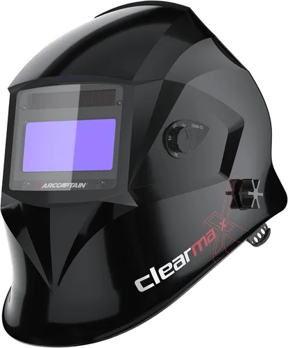Vista 18 de ARCCAPTAIN - Casco de soldadura de oscurecimiento automático, capucha de soldadura de color real 1/1/1/1, sensor de arco 4, tiempo de respuesta