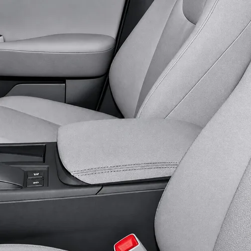 Vista 114 de Great-luck Funda de cuero para consola central, almohadilla para reposabrazos, accesorios de cubierta de caja (costuras rojas) para BMW X1 2023 2024