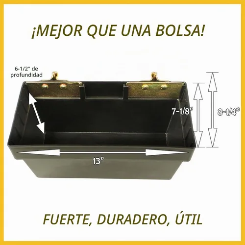 Vista 4 de DC Cargo Mall Gran contenedor de almacenamiento E Track – Organizador de canasta E Track resistente – Accesorios E Track compactos para remolques