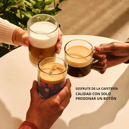 Vista 10 de Nespresso Cápsulas Vertuo, Double Espresso Chiaro, café espresso de tostado medio, 30 cápsulas de café, prepara 2.7 onzas.