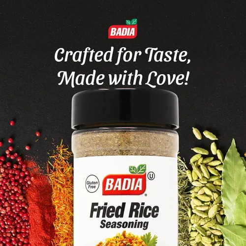 Vista 5 de Badia Condimento de arroz frito, 6 onzas, mezcla de especias de inspiración asiática para arroz frito casero, salteados y fideos, con ajo, cebolla
