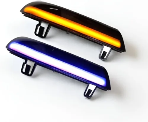 Vista 9 de Espejo lateral intermitente, indicador de señal de giro, luz LED secuencial dinámica para VW Golf 5 GTI V Jetta MK5 Passat B6 B5.5 Eos R32 conejo