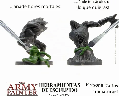 Vista 8 de The Army Painter, Herramientas de escultura, juego de tres herramientas