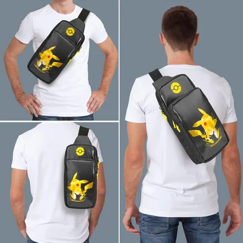 Vista 7 de Tangaroa Bolsa de interruptor para SwitchSwitch OLED - Accesorios de interruptor Bolsa cruzada de viaje - Mochila portátil (oscuro)