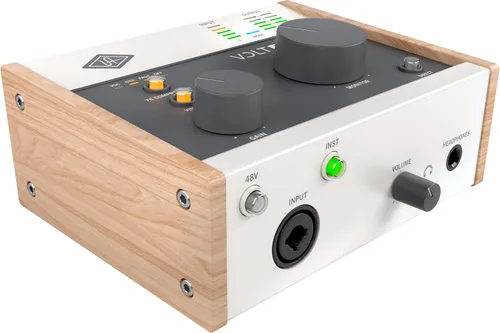 Vista 13 de Universal Audio Volt 2 - Interfaz de audio USB Interfaz USB-C 2x2 con emulación de tubo 610 y MIDI para músicos, podcasters y streamers