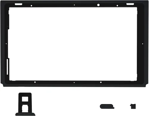 Vista 2 de eXtremeRate Carcasa de repuesto para consola Nintendo Switch con soporte y soporte para consola JoyCon no incluida