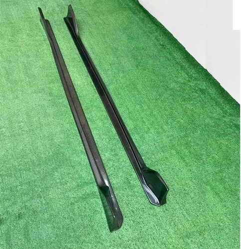 Vista 6 de Extinsión de falda lateral de fibra de carbono para Toyota Supra A90 2019-2026
