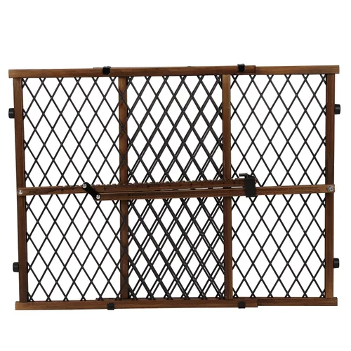 Vista 2 de Evenflo Position & Lock - Puerta para bebé, montada a presión, colección Farmhouse