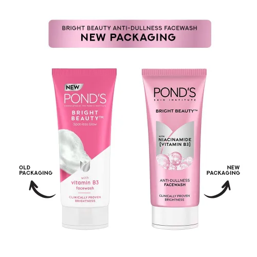 Vista 3 de Pond's Beauty Face Wash Fórmula avanzada de vitamina B3+ 7.05 oz (7.05 onzas)