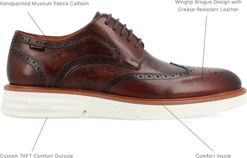 Vista 2 de TAFT 365 Modelo 103 Wingtip Oxford para hombre