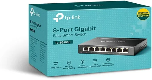 Vista 9 de TP-Link 8 Port Gigabit Switch Easy Smart Managed Plug & Play Lifetime Protection Desktop/ Wall-Mount Sturdy Metal w/ Shielded Ports