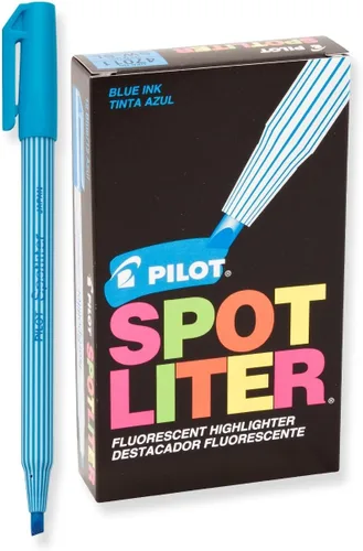 Vista 6 de Pilot Spotliter - Resaltadores fluorescentes, punta de cincel, morado, paquete de 12 (49011)