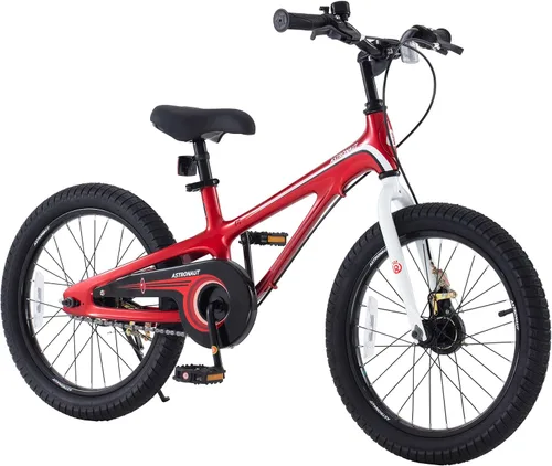 Vista 18 de RoyalBaby Bicicleta para niños, ligera de aleación de magnesio de 16/18 pulgadas, para niños y niñas de 4 a 9 años, ruedas de entrenamiento