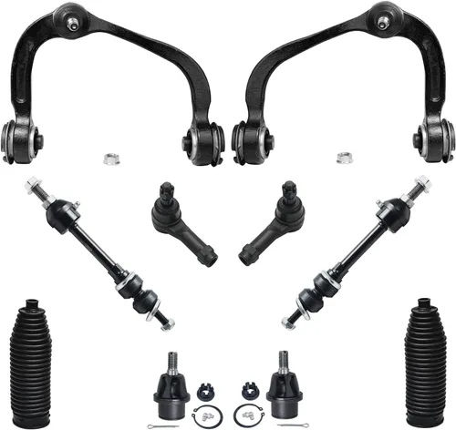 Vista 36 de Detroit Axle - Kit de suspensión delantera de 10 piezas para Jeep 2002-2004