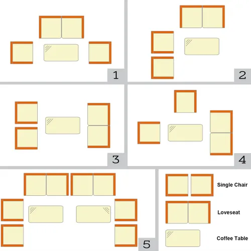 Vista 9 de Tangkula Juego de muebles de patio de ratán de 8 piezas, con mesa de centro de vidrio templado, juego de mesa de sofá para exteriores, con cojín