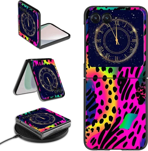 Vista 26 de Rossy Funda para Motorola RAZR 5G, para Moto RAZR 5G, funda delgada y ligera de policarbonato duro a prueba de golpes para Motorola Moto RAZR 5G