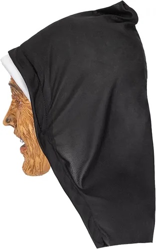 Vista 4 de Sombrero de bruja aterradora de Halloween para mujer, accesorios de disfraz de cosplay, accesorios de broma para adolescentes