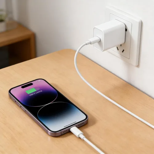 Vista 4 de Cargador rápido de 10 pies para iPhone de 20 W, cargador extra largo para iPhone, carga rápida, paquete de 2 cables USB C a Lightning de 10 pies