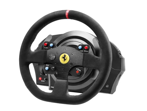 Vista 4 de Thrustmaster T300 Ferrari Integral Racing Wheel Alcantara Edition Racing Wheel with pedals (PS5, PS4, PC)