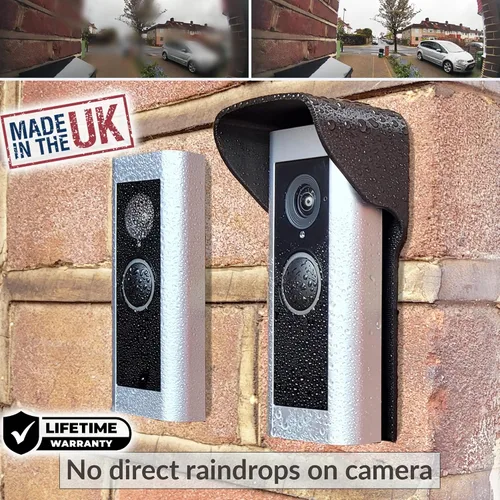 Vista 4 de Funda compatible con timbre de video RingPro y Pro2 Protección de cámara contra la luz de lluvia Delgado y fuerte