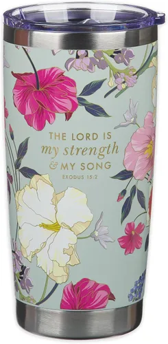 Vista 13 de Christian Art Gifts - Taza de viaje de acero inoxidable con aislamiento al vacío de doble pared de 18 oz, color negro mate, con tapa para hombres