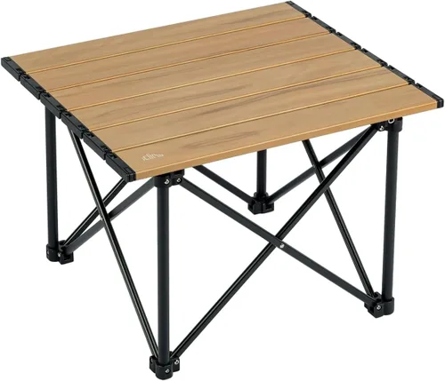 Vista 29 de iClimb - Mesa de camping ultraligera y compacta plegable con bolsa de transporte (color negro - L)