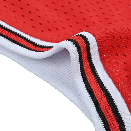 Vista 3 de Camisetas de baloncesto juveniles #23, clásicas, retro, hip hop, baloncesto, sudadera sin mangas, regalo para niños, negrorojo, XS-XL