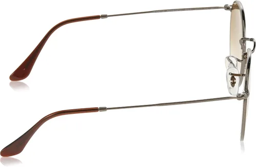 Vista 3 de Ray-Ban - Lentes de sol de metal Rb3447n, redondos, con lentes planas