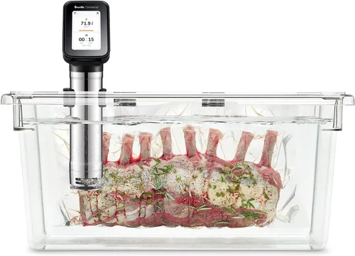 Vista 2 de Breville Commercial CSV700PSS HydroPro Sous Vide, acero inoxidable pulido Circulador de inmersión de precisión de grado comercial con guía