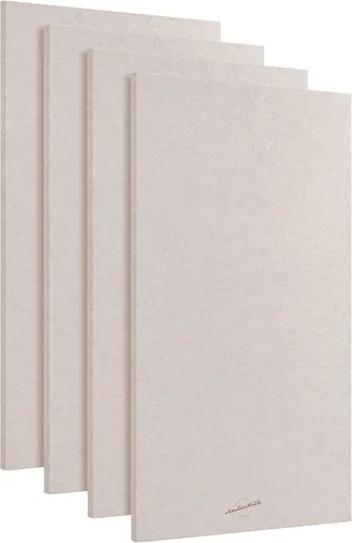 Vista 16 de Panel acústico, grande, 46" x 23", negro