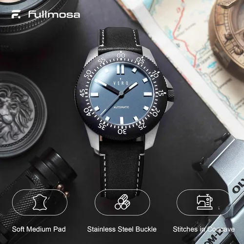 Vista 53 de Fullmosa Correa de reloj de liberación rápida de 0.866 in, 0.787 in y 0.709 in, bandas de cuero bruñido para Samsung Galaxy Watch/Garmin Watch