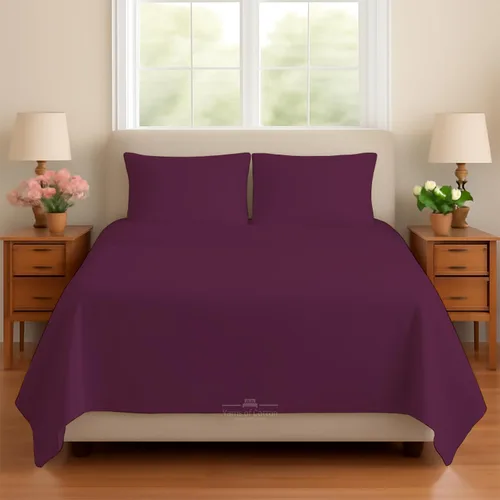 Vista 19 de Juego de sábanas para sofá cama, 100% algodón de 400 hilos, juego de 4 piezas, sábana ajustada con bolsillo profundo, suave, sin arrugas